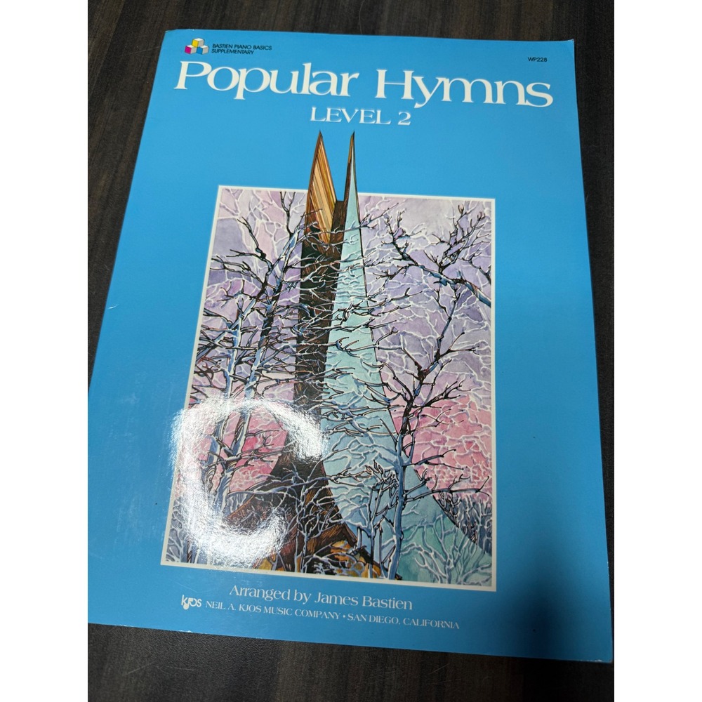 Bastien Piano Basics Popular Hymns Level 2 Sheet Music Book James Bastien WP228